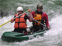 Rafting na Salze